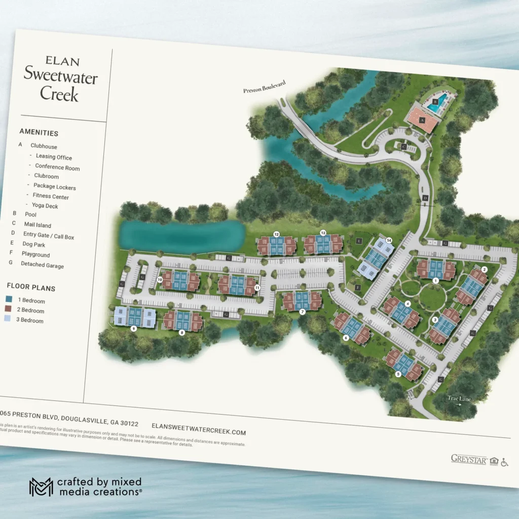 Elan Sweetwater Creek Site Map