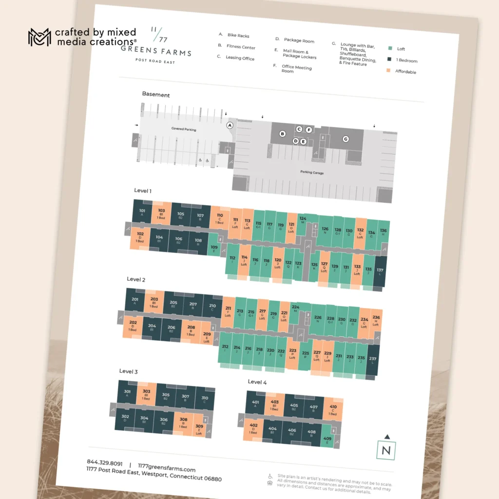 1177 Greens Farms Site Map