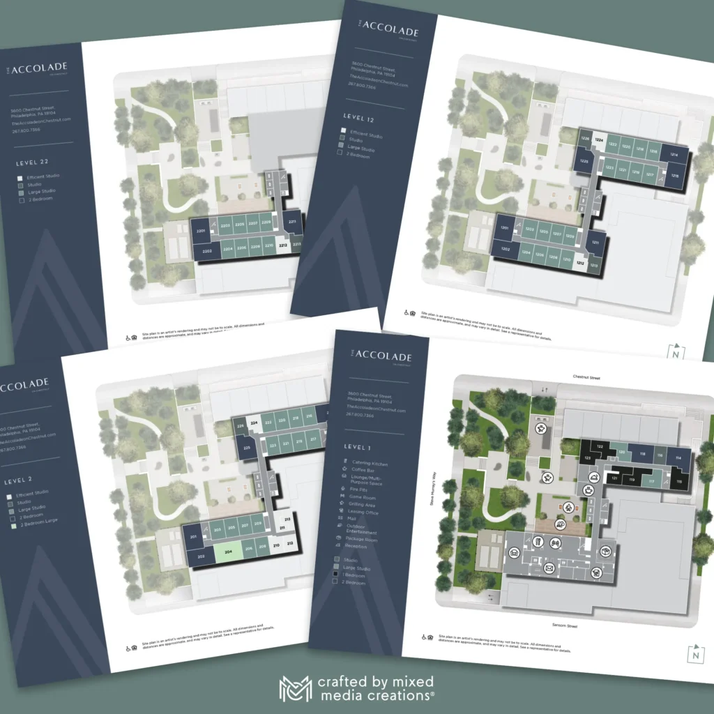 Accolade on Chestnut Site Map